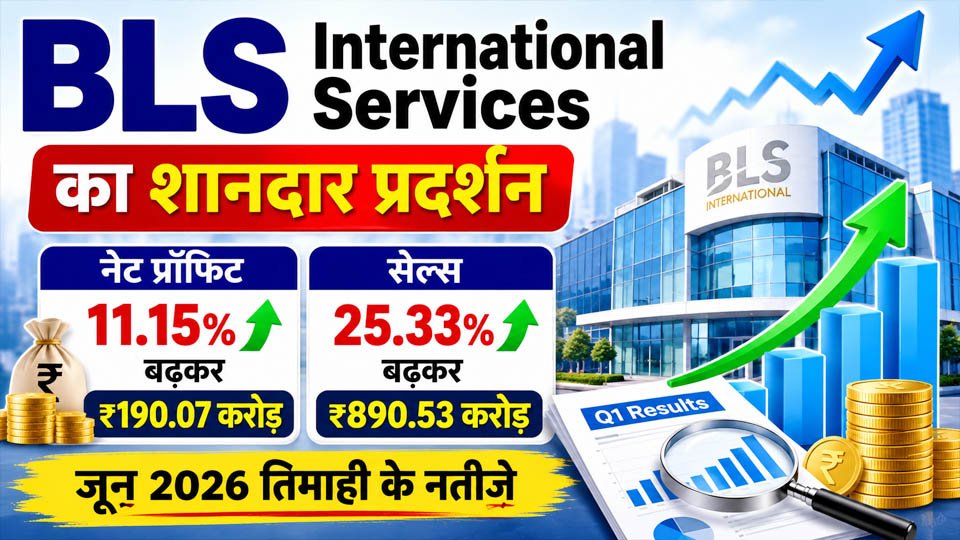 BLS International Services Results June 2026 net profit and sales growth