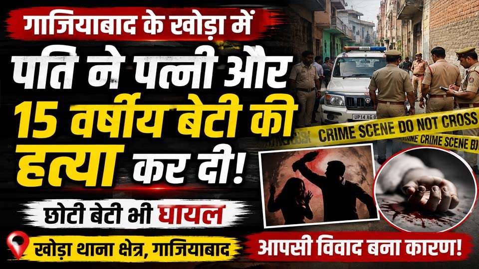 Ghaziabad Khoda Double Murder: खोड़ा में दोहरे हत्याकांड से सनसनी