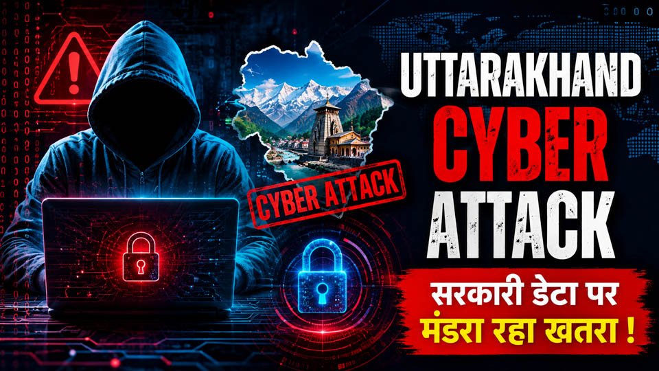 Representative image of Uttarakhand Cyber Attack showing cybersecurity, government data protection and investigation into suspected malware activity.