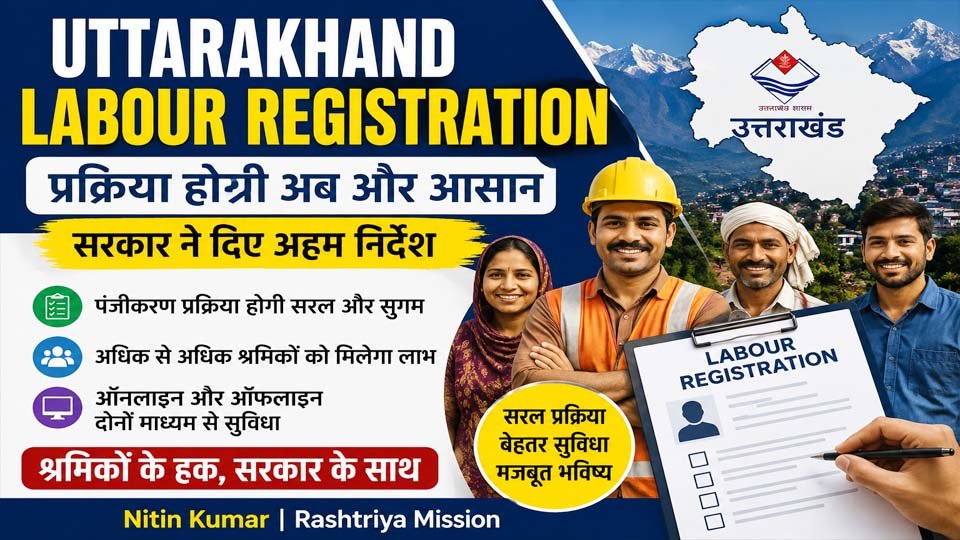 Uttarakhand Labour Registration: श्रमिक पंजीकरण प्रक्रिया होगी आसान