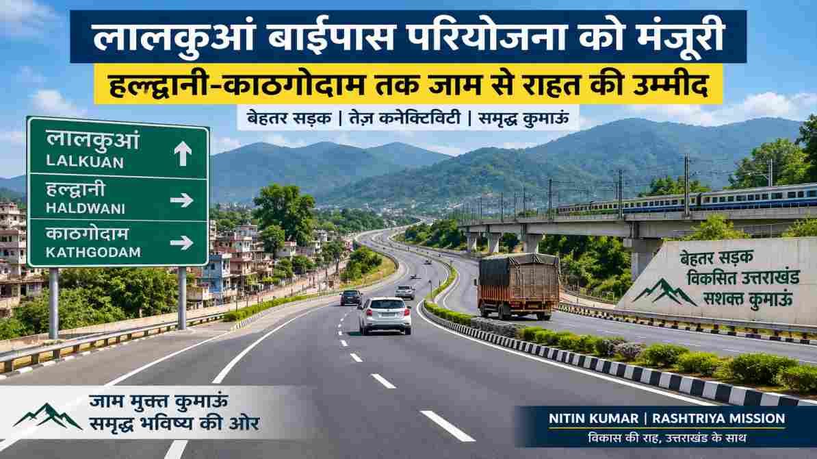 लालकुआं बाईपास परियोजना को मंजूरी, हल्द्वानी-काठगोदाम तक जाम से राहत की उम्मीद