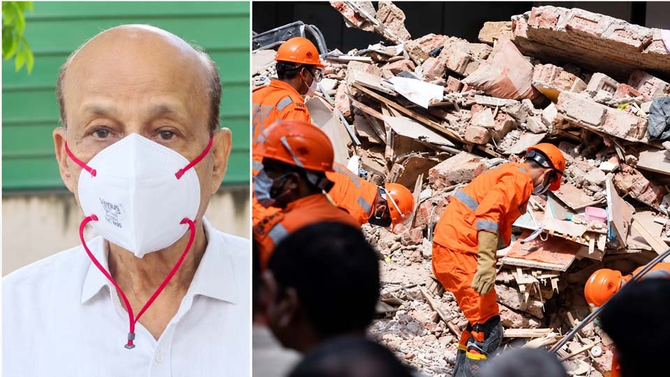 Delhi Building Collapse at Satya Niketan PG in Delhi