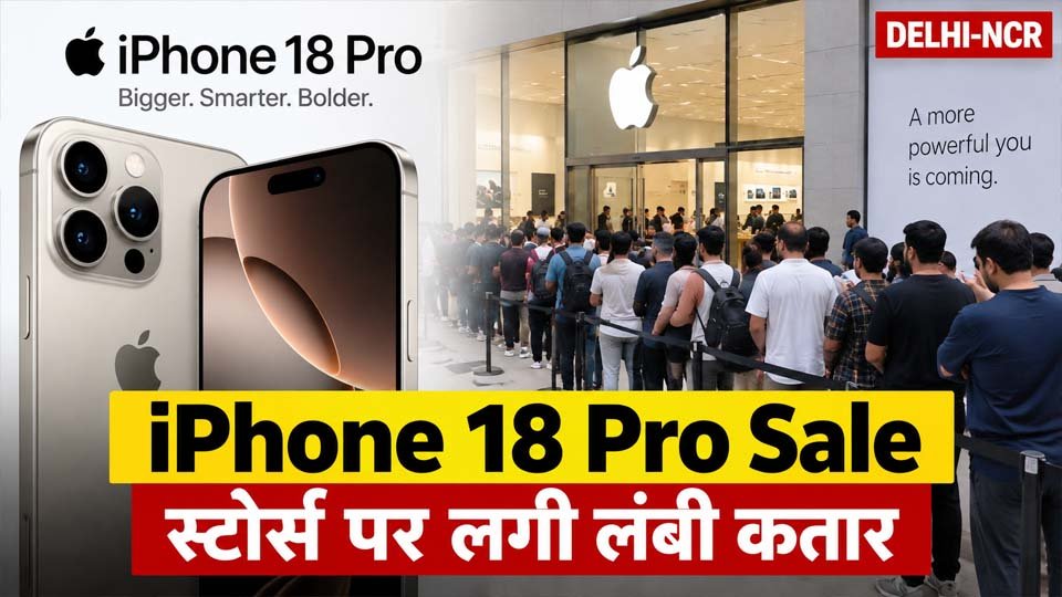 iPhone 18 Pro Sale: दिल्ली-NCR में जबरदस्त क्रेज, Apple Stores पर लगी कतार