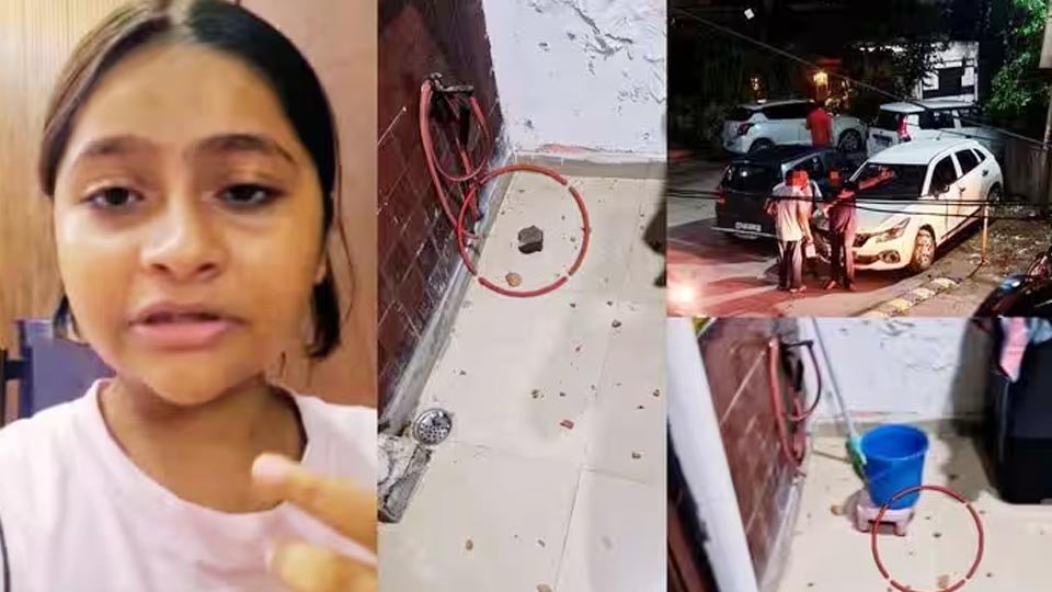 नीशू आजाद के घर पथराव का आरोप गाजियाबाद शालीमार गार्डन