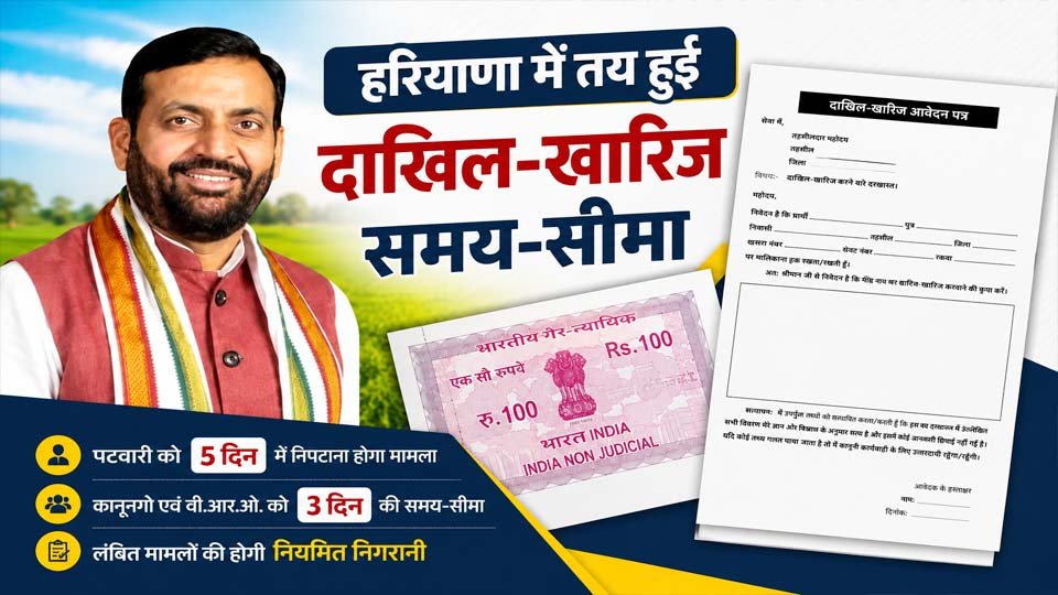 हरियाणा दाखिल-खारिज समय सीमा और म्यूटेशन के नए नियम