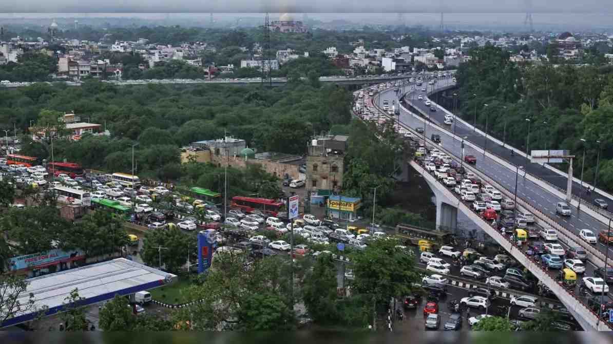 बारापुला फेज-3 जाम और दिल्ली ट्रैफिक पुलिस