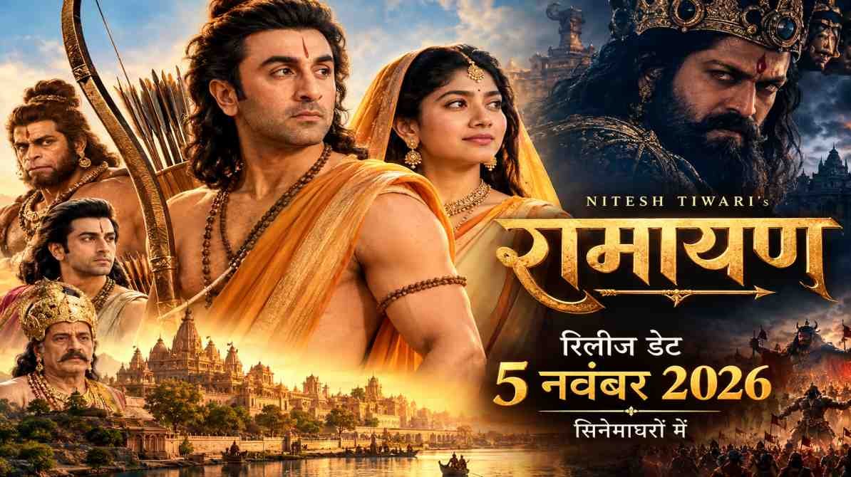 रामायण रिलीज डेट 2026: रणबीर कपूर की फिल्म 5 नवंबर को होगी रिलीज, एडवांस बुकिंग की तारीख भी घोषित