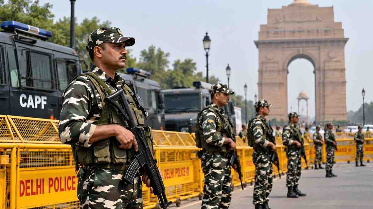 दिल्ली CAPF तैनाती: 273 कंपनियों की सुरक्षा अवधि 20 अक्टूबर तक बढ़ाने की मांग