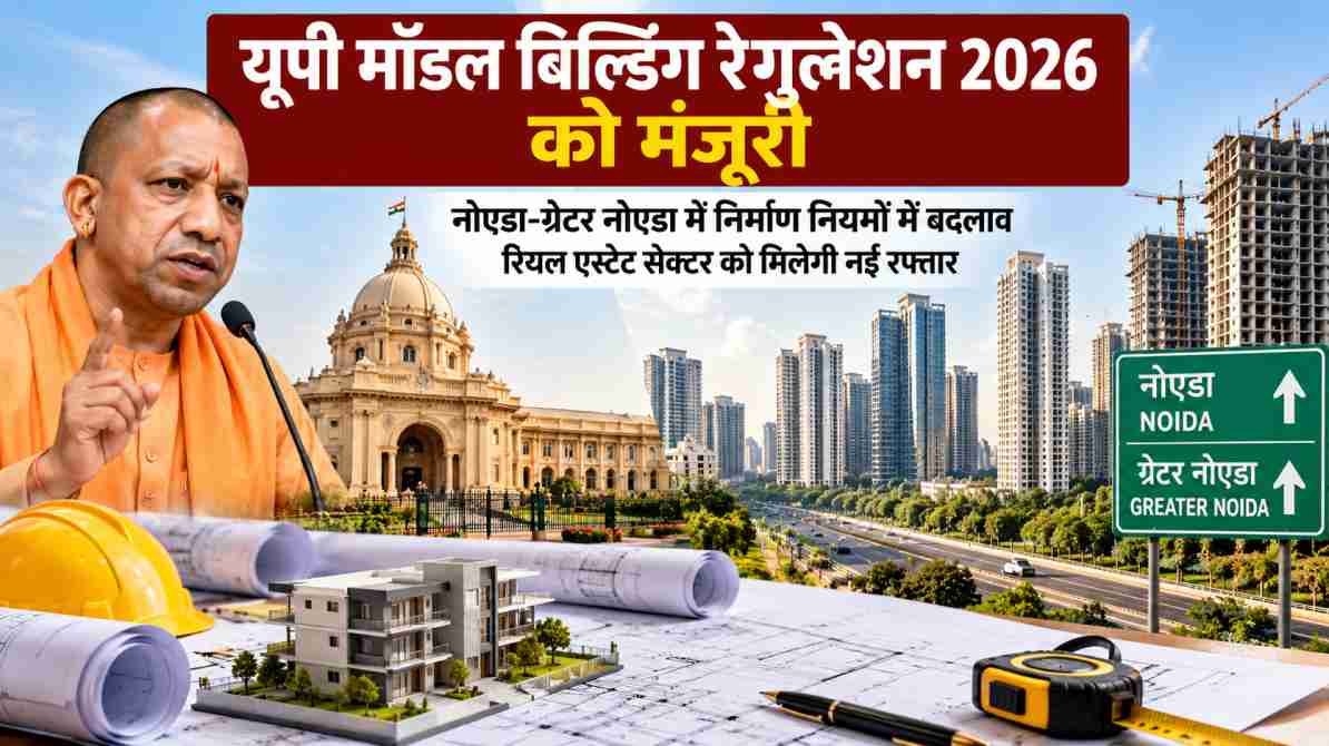 यूपी मॉडल बिल्डिंग रेगुलेशन 2026 से नोएडा और ग्रेटर नोएडा में भवन निर्माण नियमों में बदलाव