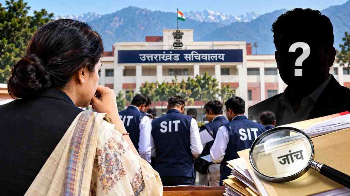 उत्तराखंड में मंत्री के पति पर लगे आरोपों की जांच के लिए नौ सदस्यीय SIT गठन की खबर